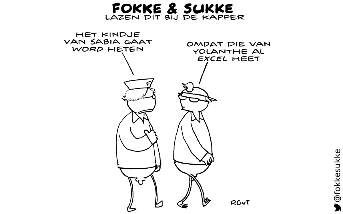 Fokke & Sukke lazen dit bij de kapper - NRC