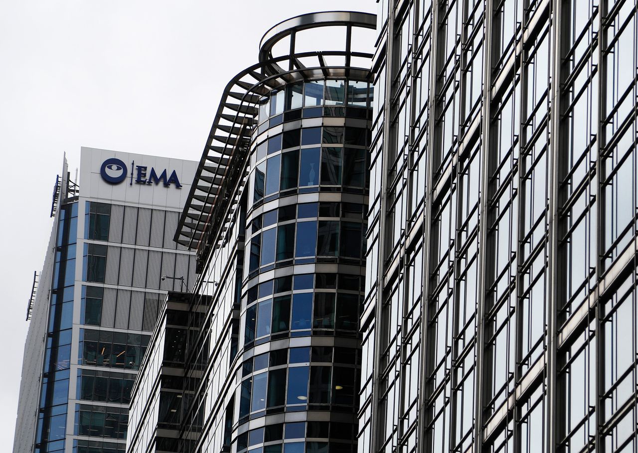 Het huidige EMA-gebouw in Londen.