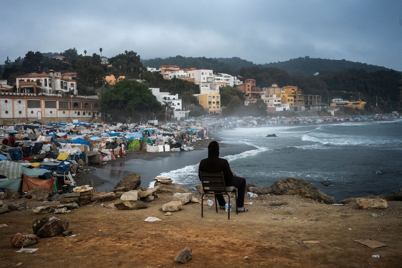 Migranten in Ceuta onder druk na ontruiming tentenkamp