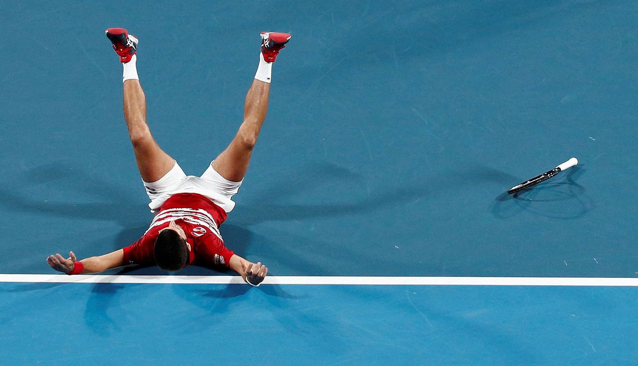 Novak Djokovic won al zijn partijen op de ATP Cup.