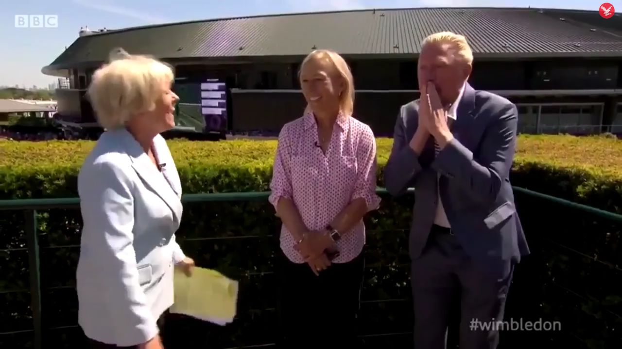 Boris Becker krijgt een standje op de BBC 