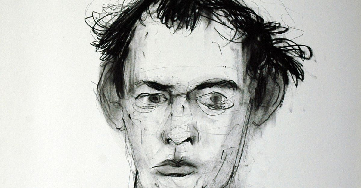 Een kaatsende kunstenaar