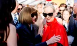 Vogue-icoon Anna Wintour met Meryl Streep op de rode loper in New York voor de première van 'The Devil Wears Prada 2'