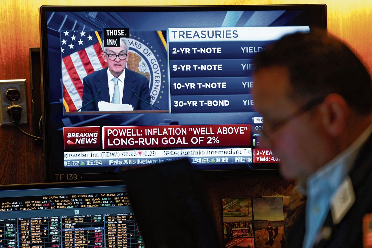 Fed-voorzitter Powell laat geen twijfel over inflatiebestrijding, rente weer omhoog 