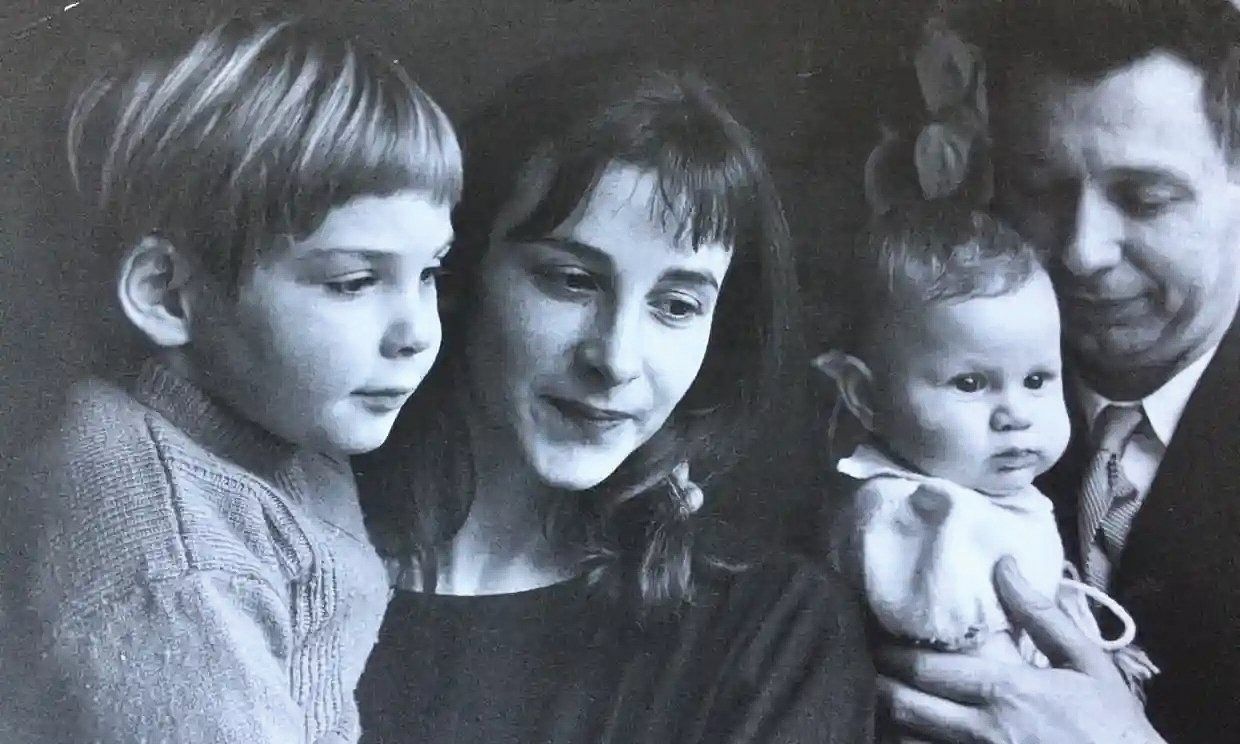 Susan Taubes en haar gezin.