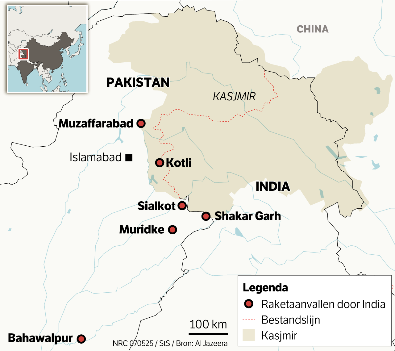 Fear of further escalation of conflict between India and Pakistan