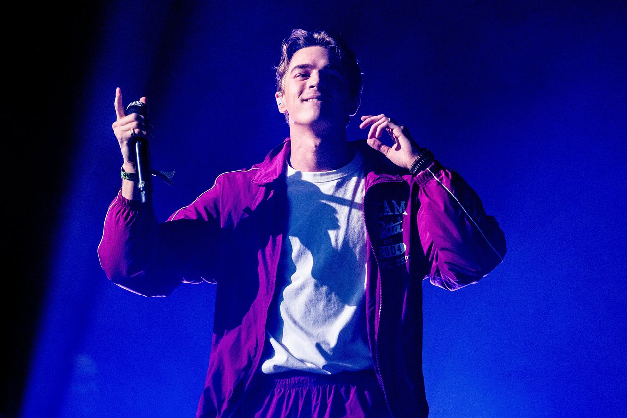 Concert van Antoon op Noorderslag. 