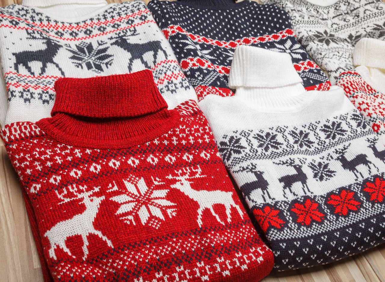 Wintertrui in Noorse stijl.