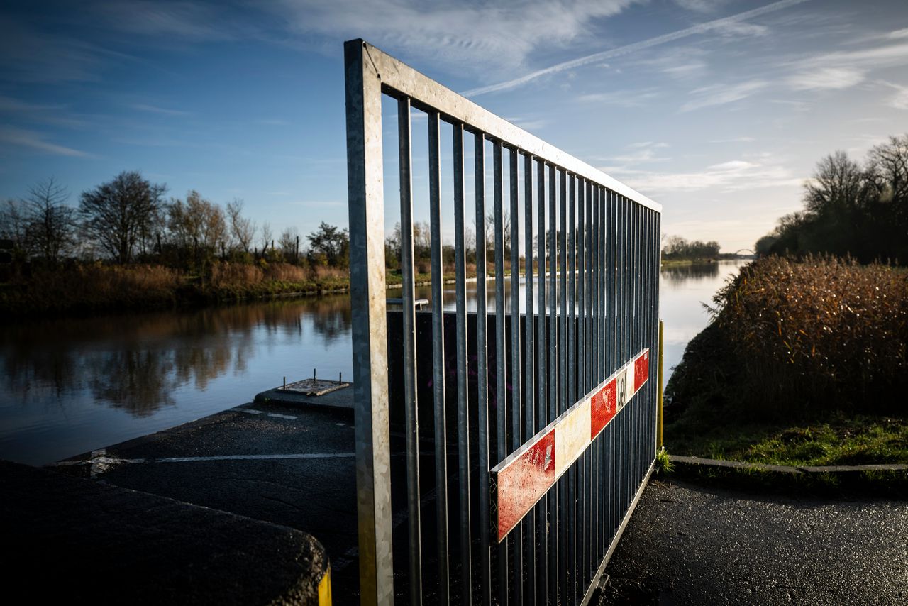 El puente Paddepoelster en las afueras de la ciudad de Groningen. Este puente fue alcanzado en 2018.