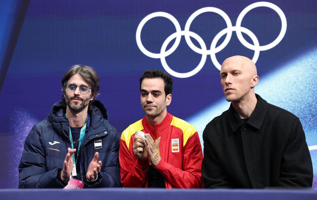 Richaud met de Spaanse rijder Thomas Guarino Sabate