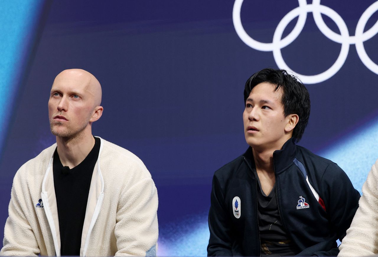 Richaud met de Franse rijder Adam Siao Him Fa