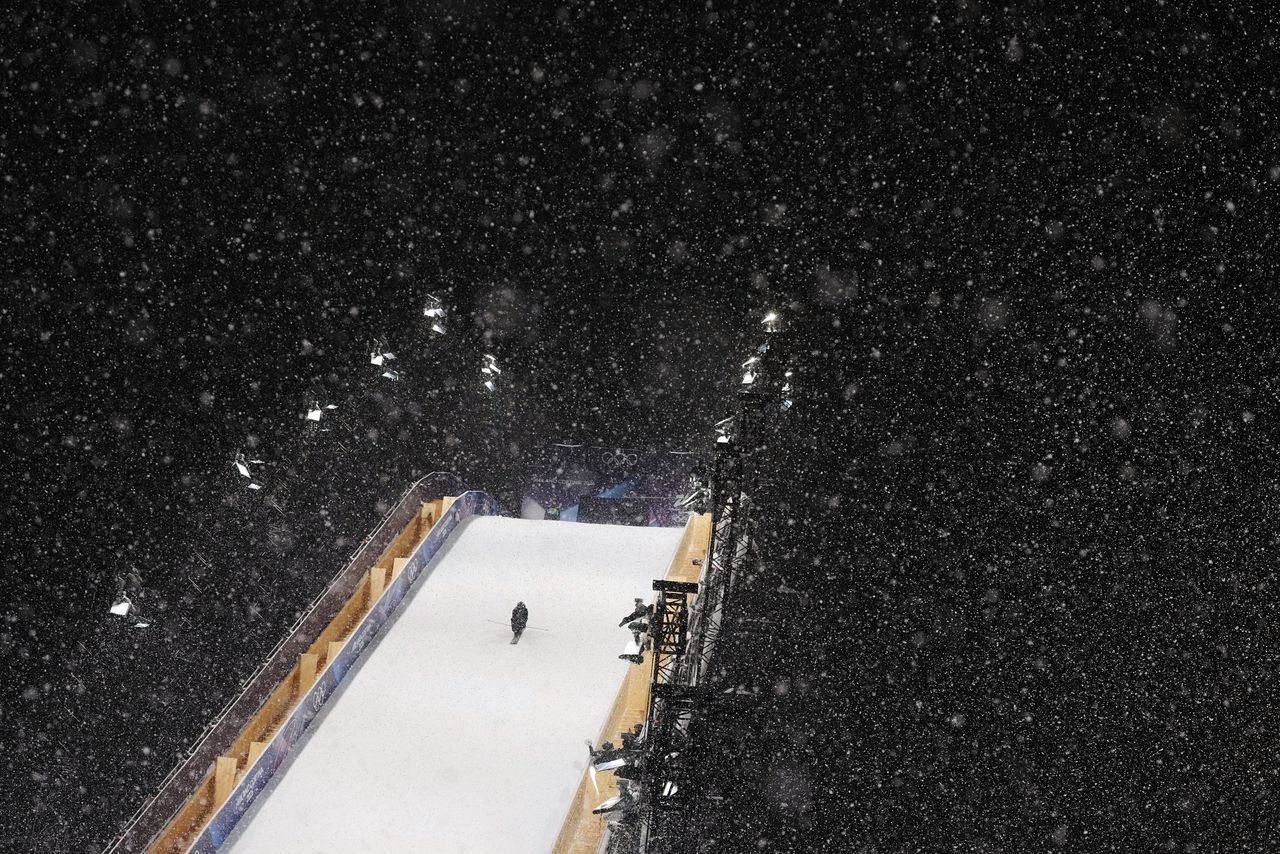 Luca Harrington uit Nieuw-Zeeland tijdens de finale.