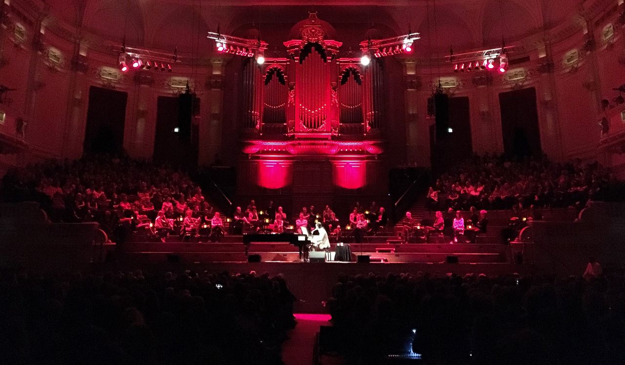 Nick Cave, zondagavond in het Concertgebouw.