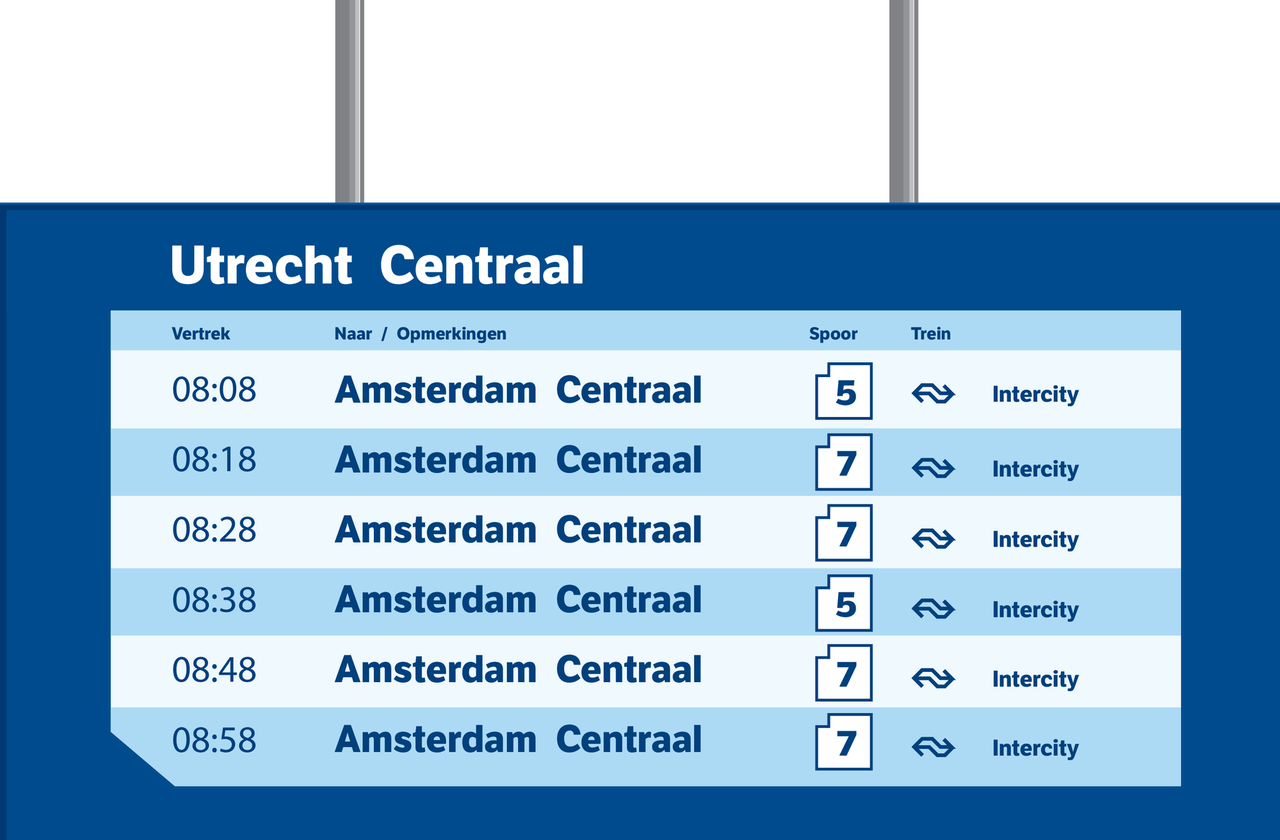 Hoe werkt het snelle treintraject tussen Amsterdam en Eindhoven? 