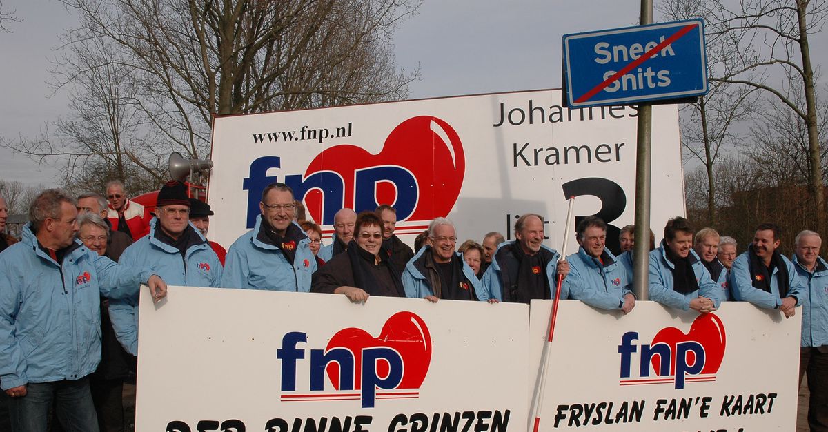 Liefde voor Friesland op ’n sticker