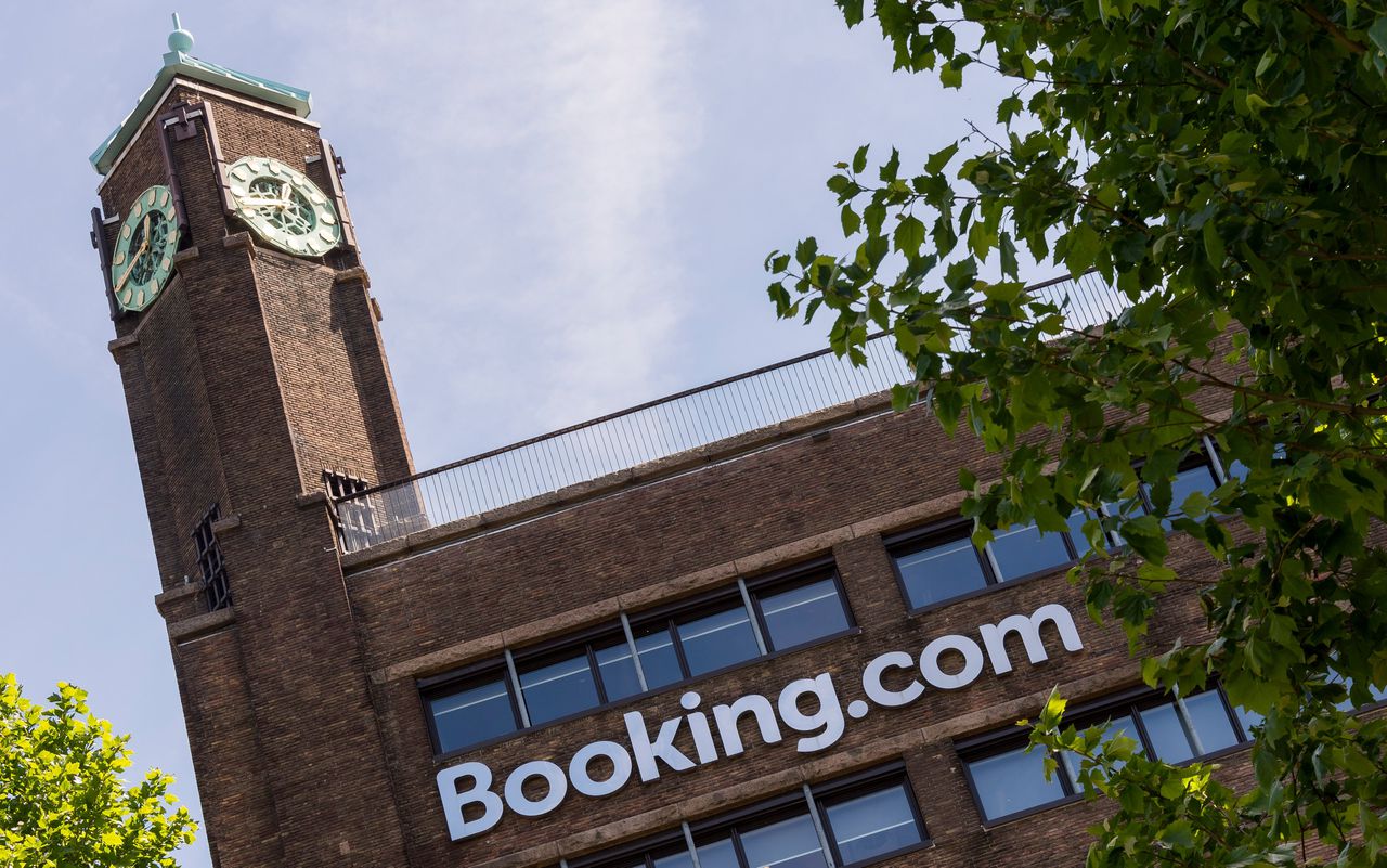 Het hoofdkantoor van Booking.com in Amsterdam.