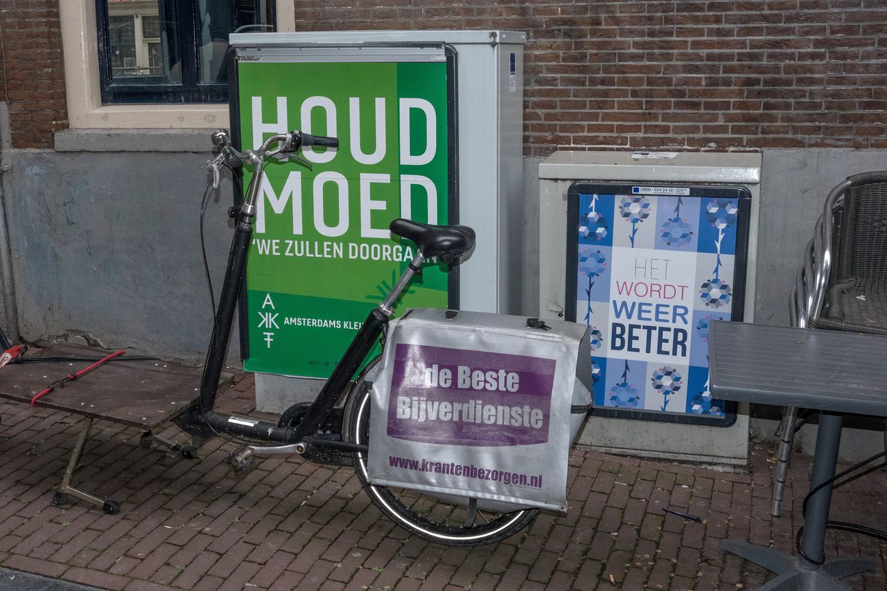 Affiches in Amsterdam Foto Hollandse Hoogte