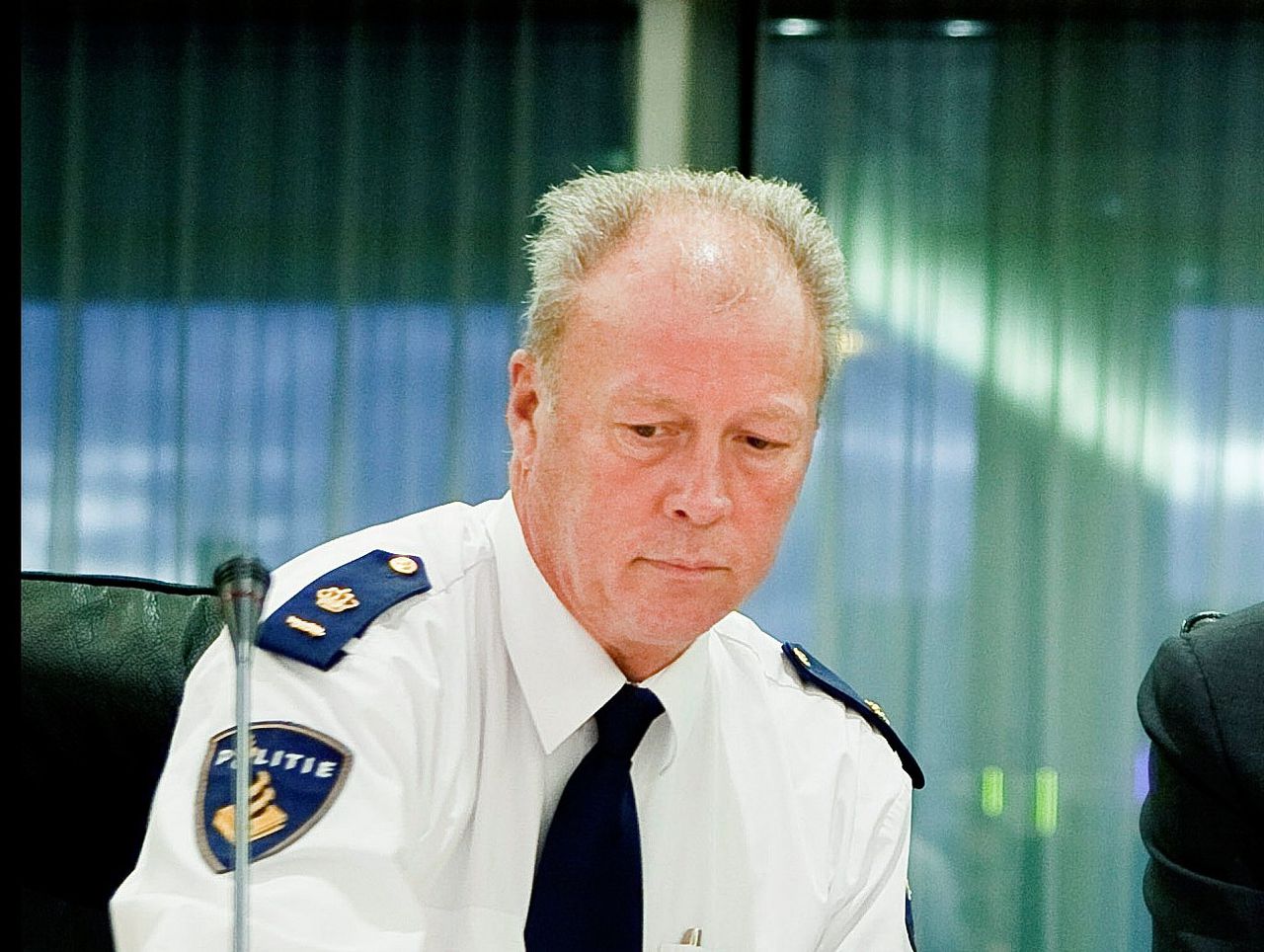 Politiecommissaris Ad Smit, die eerder dit jaar werd ontslagen wegens verduistering van politiegeld.