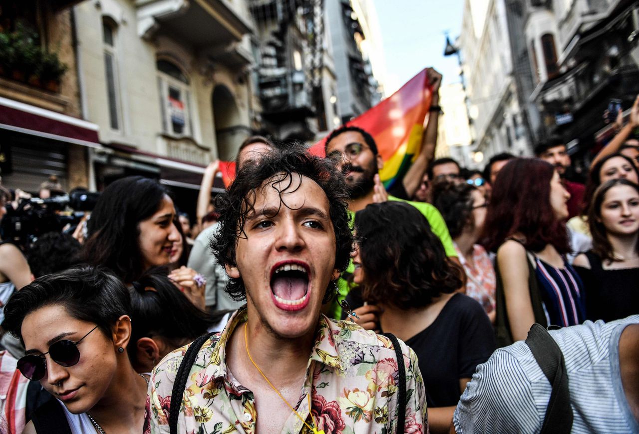 Turkse politie zet traangas in bij Istanbul Pride 