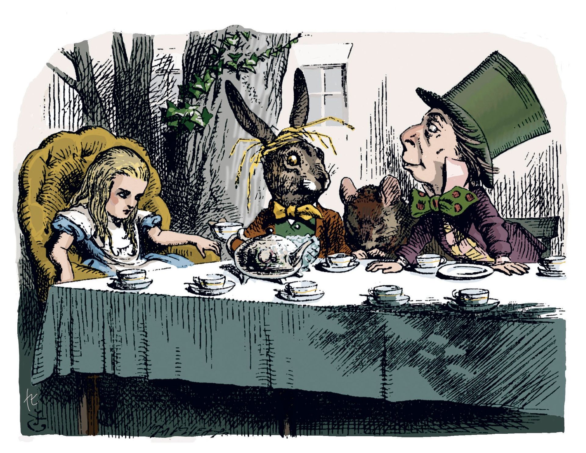 ‘In elk serieus boek zit een verwijzing naar Alice in Wonderland’. In