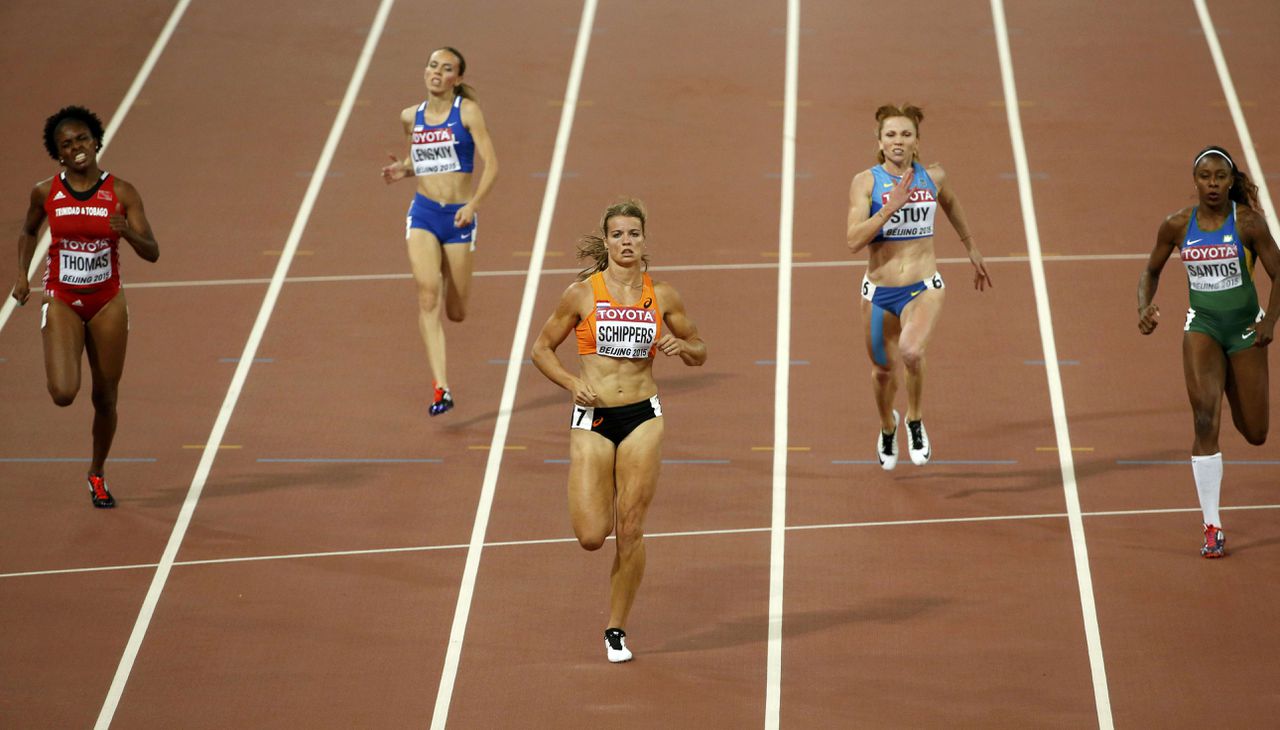 Schippers naar halve finale 200 meter - Martina mist ...