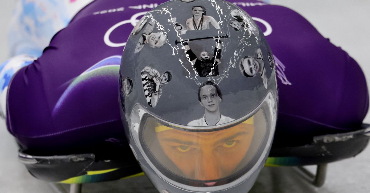 IOC verbiedt helm met beeltenissen van in oorlog omgekomen Oekraïners: ‘Ik ben diep geraakt’