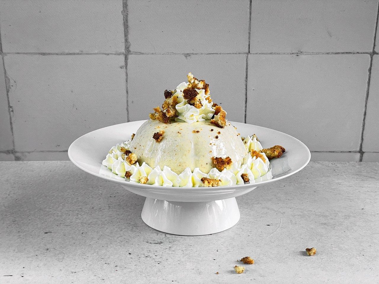 Een echt Nederlands dessert: bitterkoekjespudding - NRC