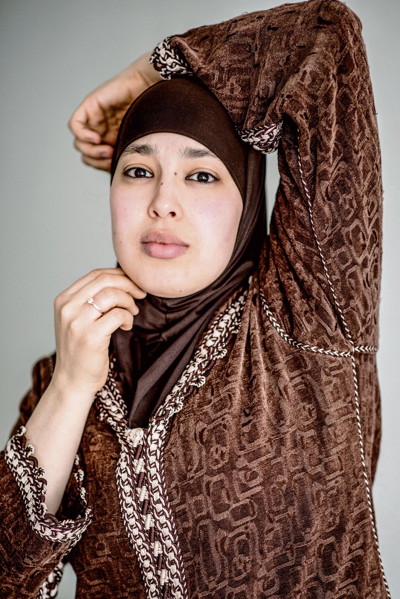 Hanina Ajarai riep veel weerstand op met een column over haar hoofddoek. Foto Andreas Terlaak