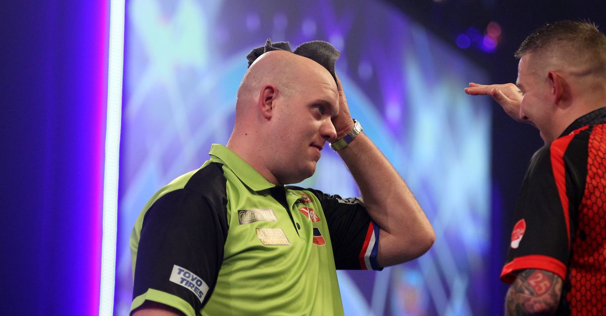 Van Gerwen in WK finale darts na moeizame overwinning - NRC