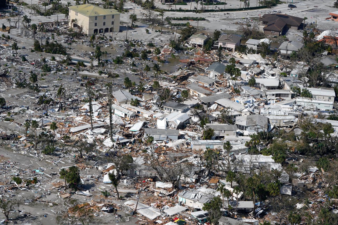 Orkaan Ian heeft grote delen van Florida verwoest.