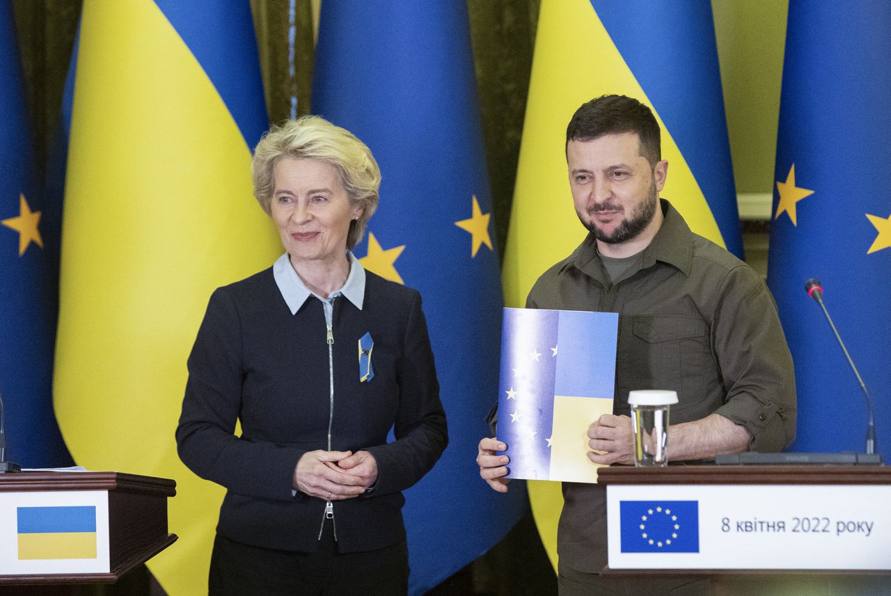 Oekraïne completeert vragenlijst Von der Leyen 