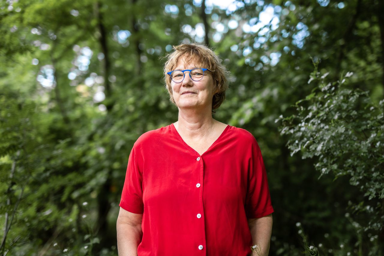 Caroline Franssen van de feministische stichting Voorzij.