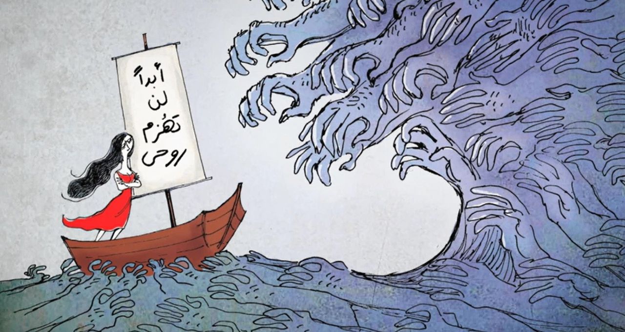Met cartoons het regime uitdagen en toch niet opgepakt worden 