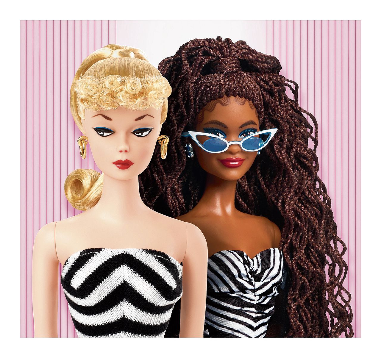 Voor Barbie-presidentpoppen blijkt een Barbie in het broekpak van Kamala Harris nog te gewaagd 
