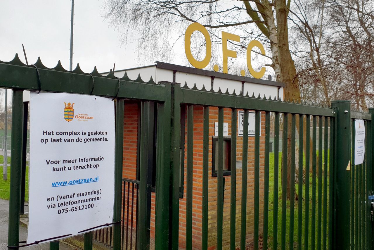 Het sportcomplex van voetbalclub OFC is vrijdag per direct gesloten.