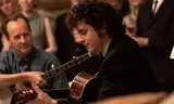 Bob Dylan (Timothée Chalamet) in ‘A Complete Unknown’.  Foto Searchlight Pictures