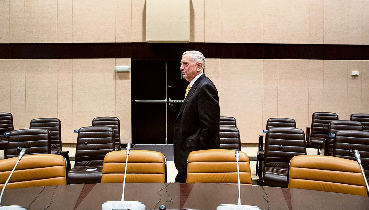 Minister van Defensie Mattis vertrekt 
