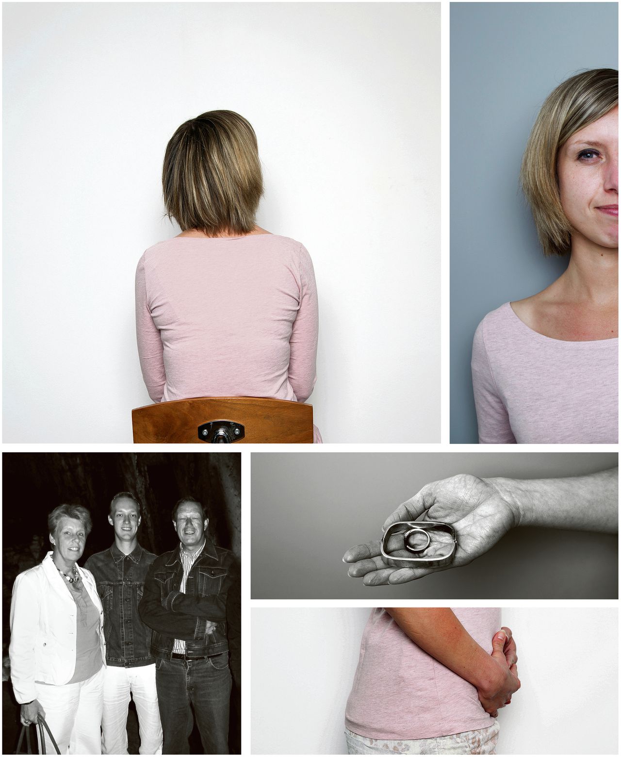 Foto (links) van de ouders en broertje komt uit privébezit, evenals de foto van de ring en armband. Foto’s van Ingrid Burggraaff zijn gemaakt door Anaïs López.