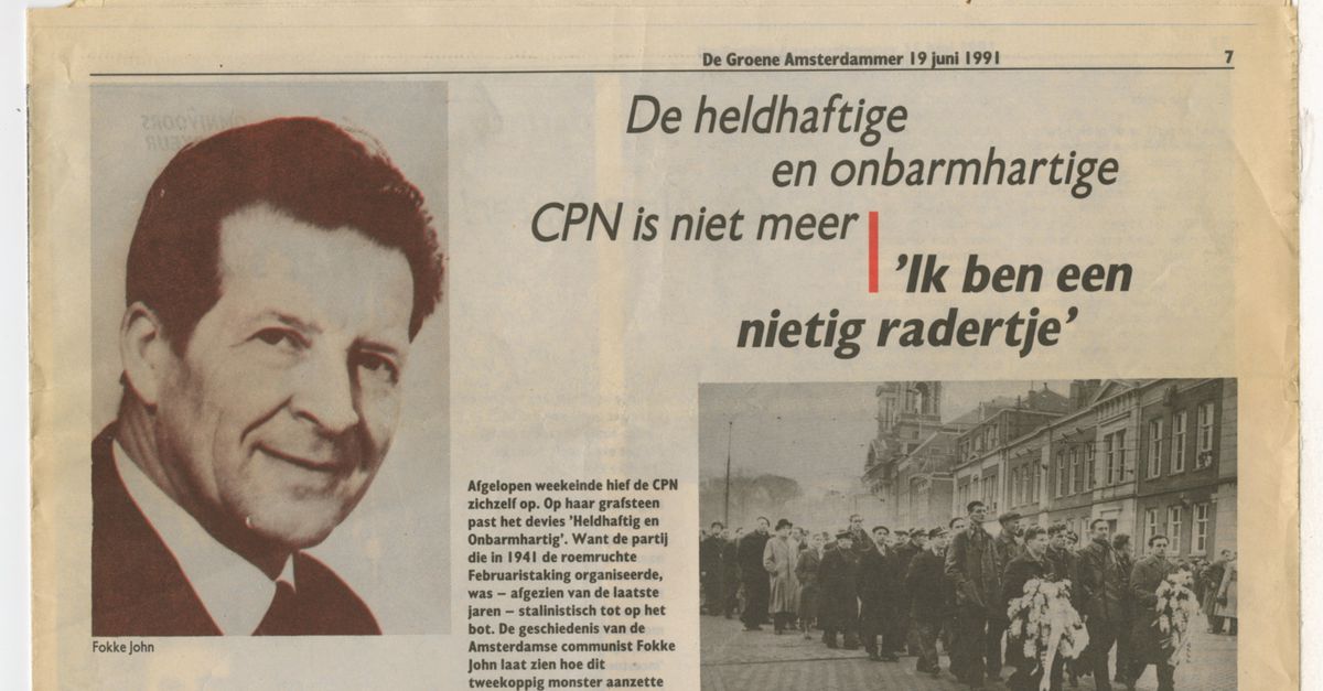 Kleinzoon een van de leiders Februaristaking eert zijn opa door niet naar herdenking te gaan