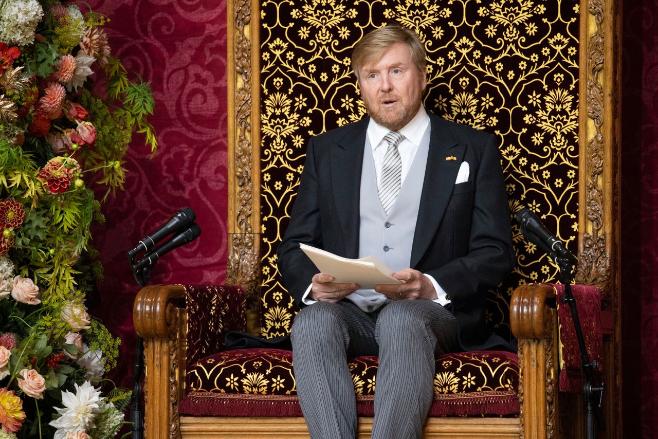 Koning Willem-Alexander leest dinsdag de troonrede voor.