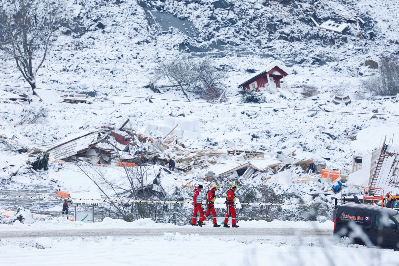 4 lichamen geborgen na aardverschuiving Noorwegen, nog 6 vermisten 