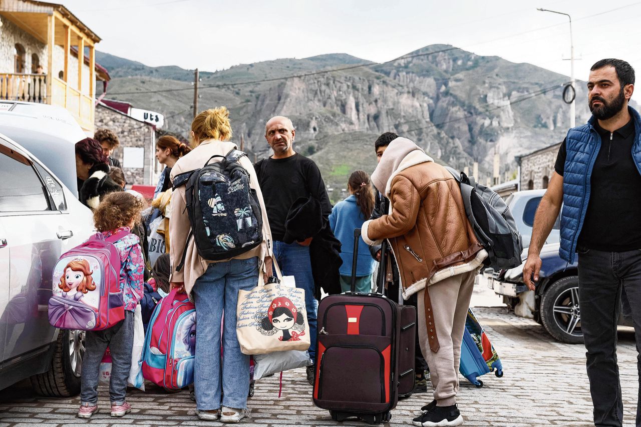 Er komt een schrijnende exodus op gang uit Nagorno-Karabach 