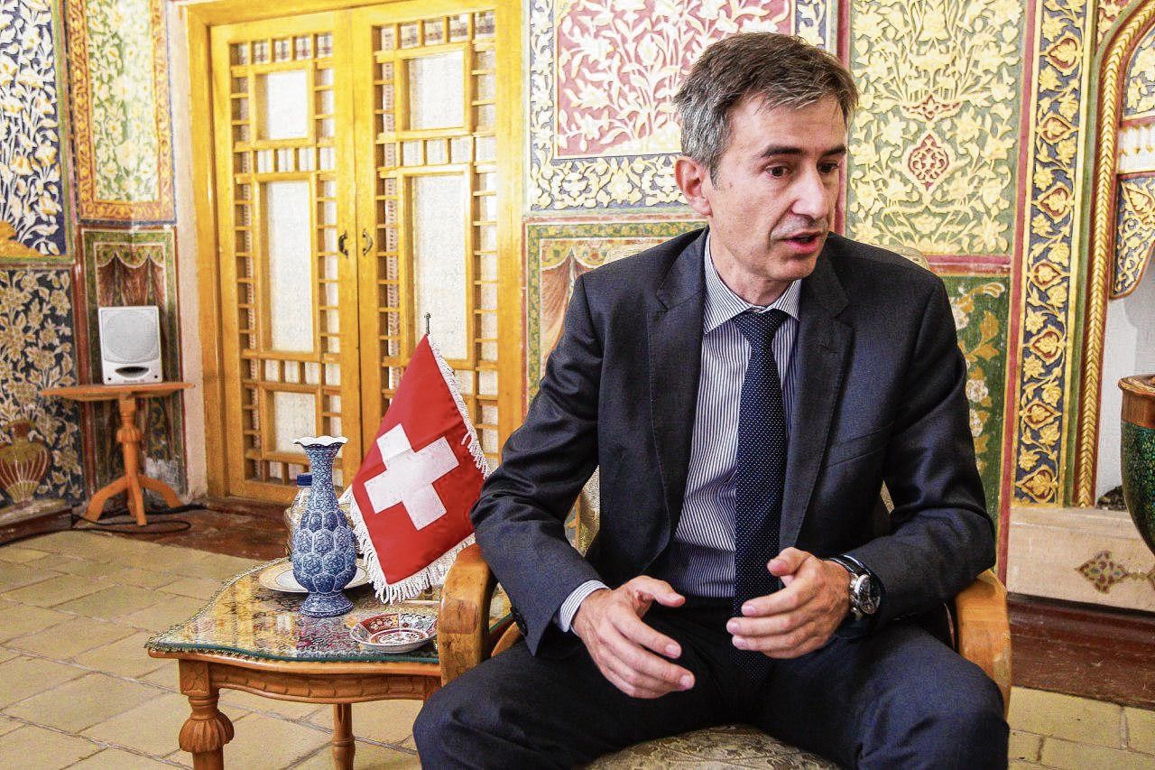 Markus Leitner, Zwitsers ambassadeur in Iran – en schakel tussen Iran en de VS.