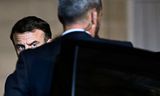 Der französische Präsident Emmanuel Macron während des Besuchs des litauischen Präsidenten im Élysée-Palast am Dienstag
