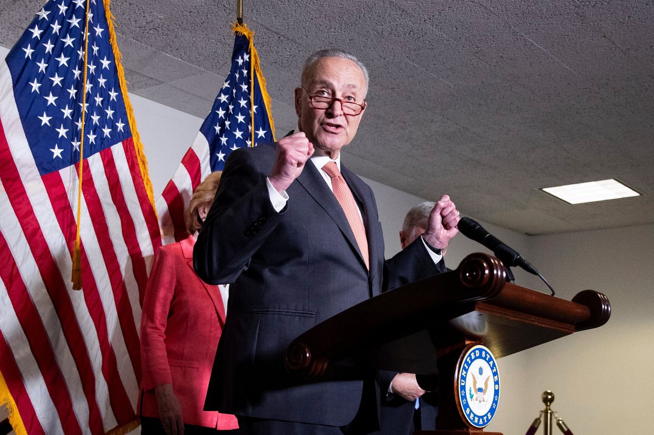 De leider van de Democraten in de Senaat, Chuck Schumer, is uitgesproken voorstander van de zogeheten Innovation and Competition Act.
