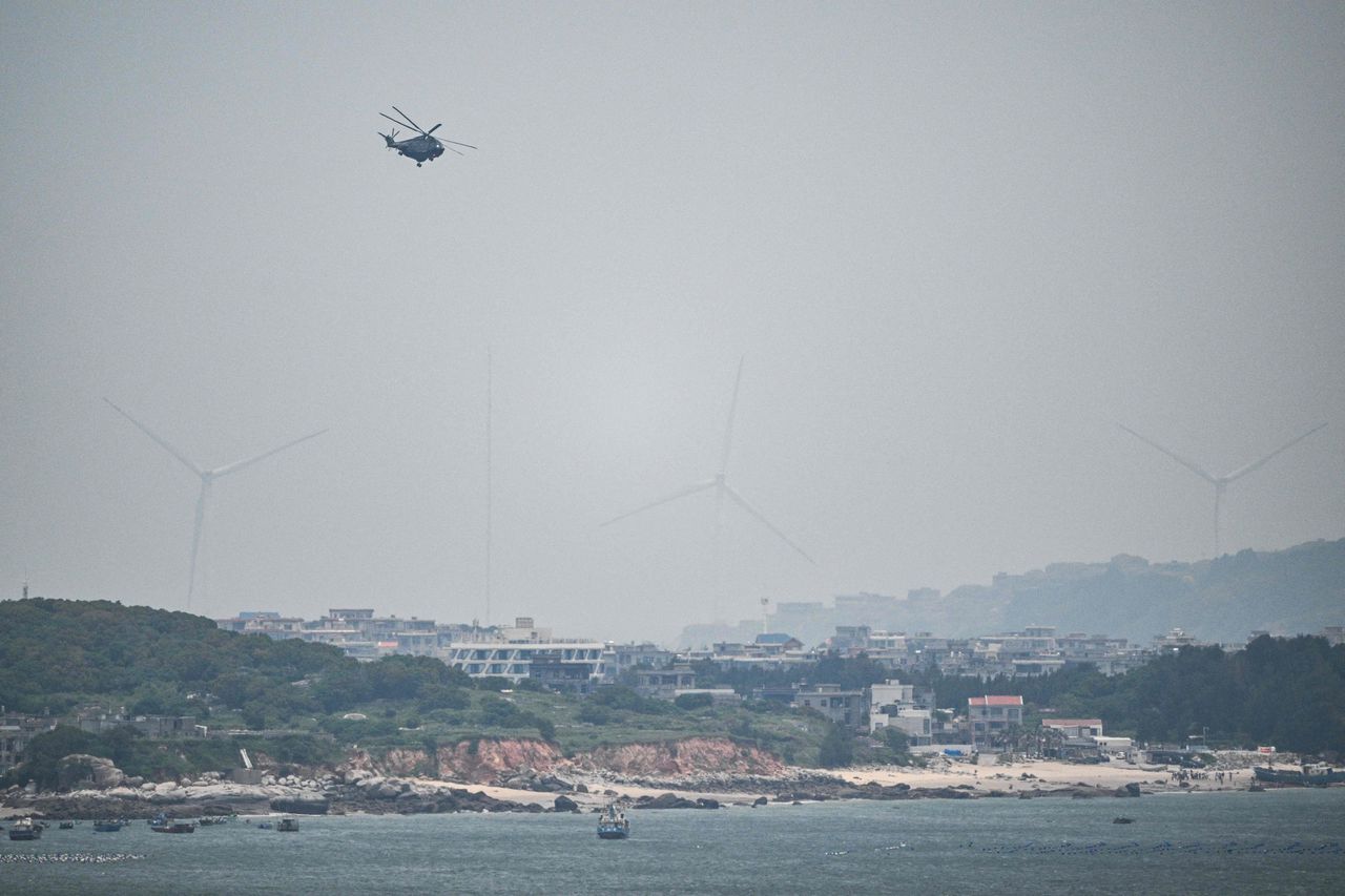 China reageert met grote militaire oefening op ‘extreem schadelijke’ toespraak van nieuwe president Taiwan 