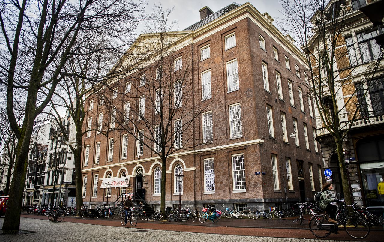 Het Maagdenhuis, een pand van de Universiteit van Amsterdam (UvA).