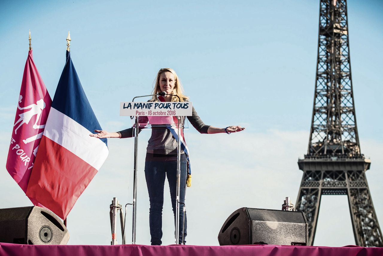 De nicht van Marine Le Pen wil conservatief Frankrijk verenigen 