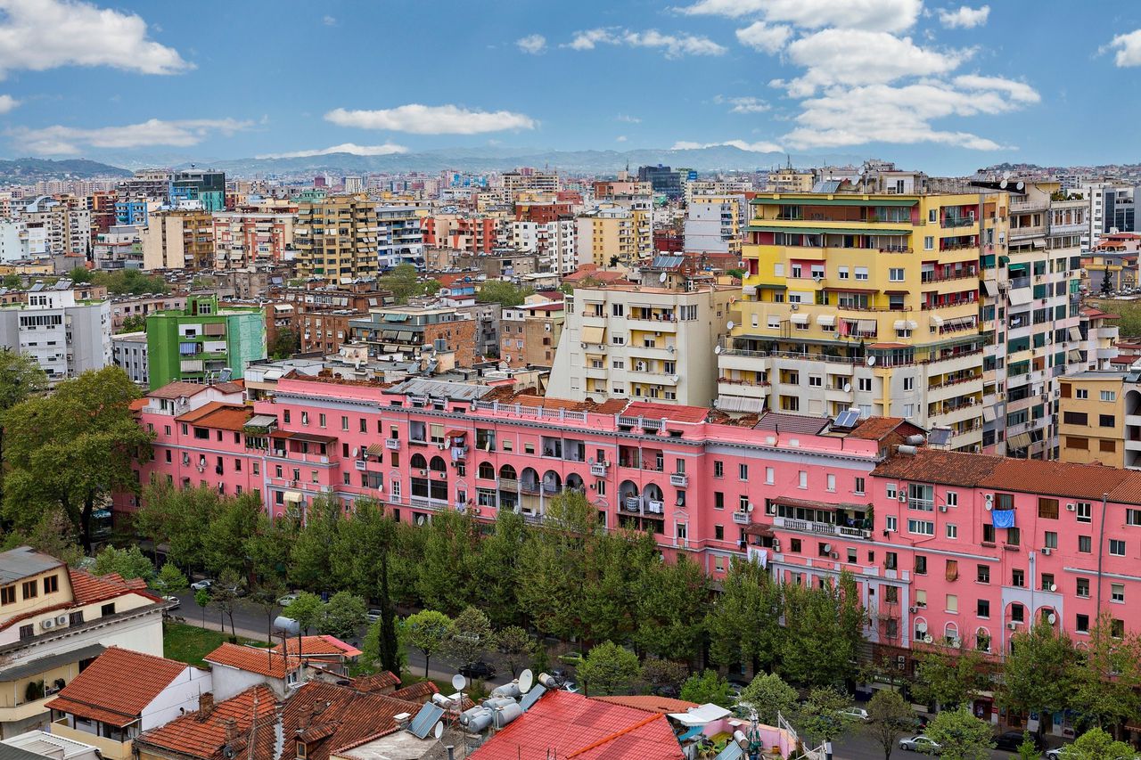 Tirana, Albanië.