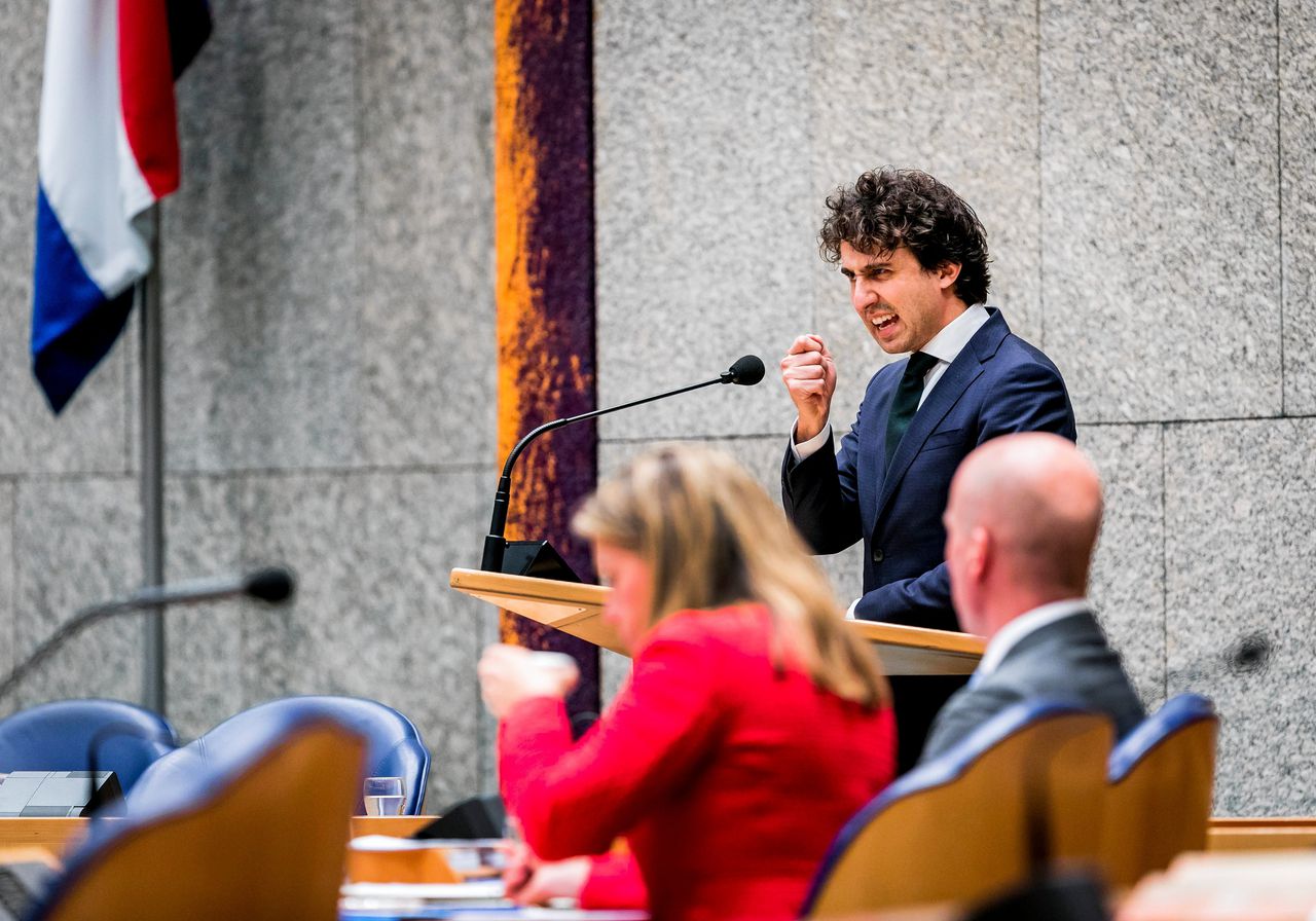GroenLinks-leider Jesse Klaver hield in september een pleidooi voor minder debatten en minder moties in de Tweede Kamer.